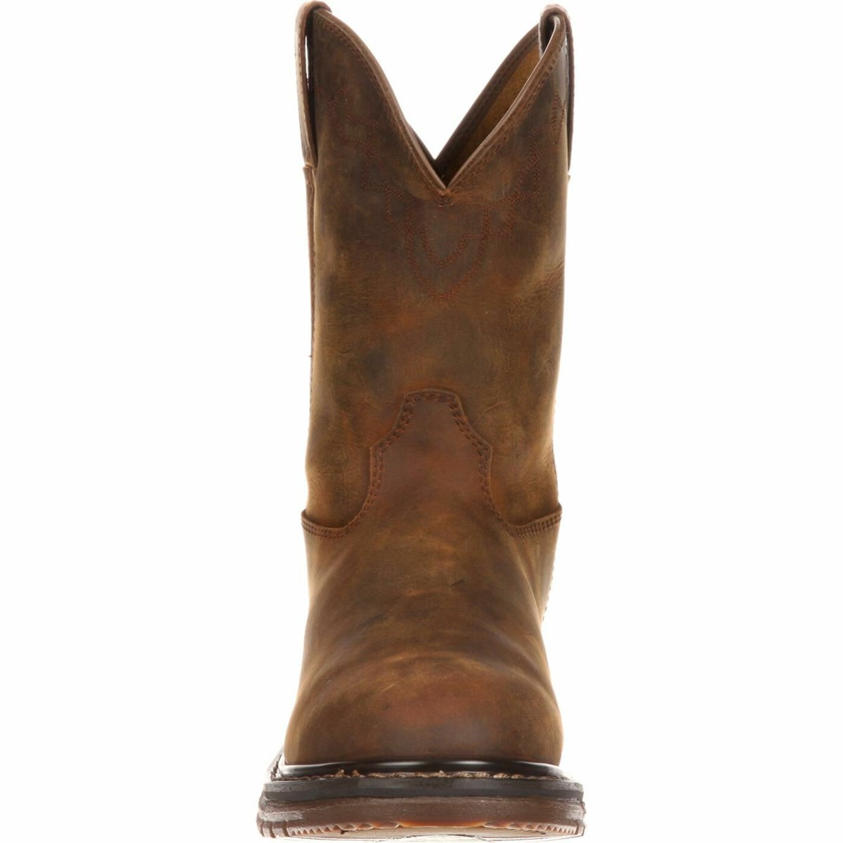 Brown Men's Rocky Original Ride Roper Western Boots | ZILWA7016