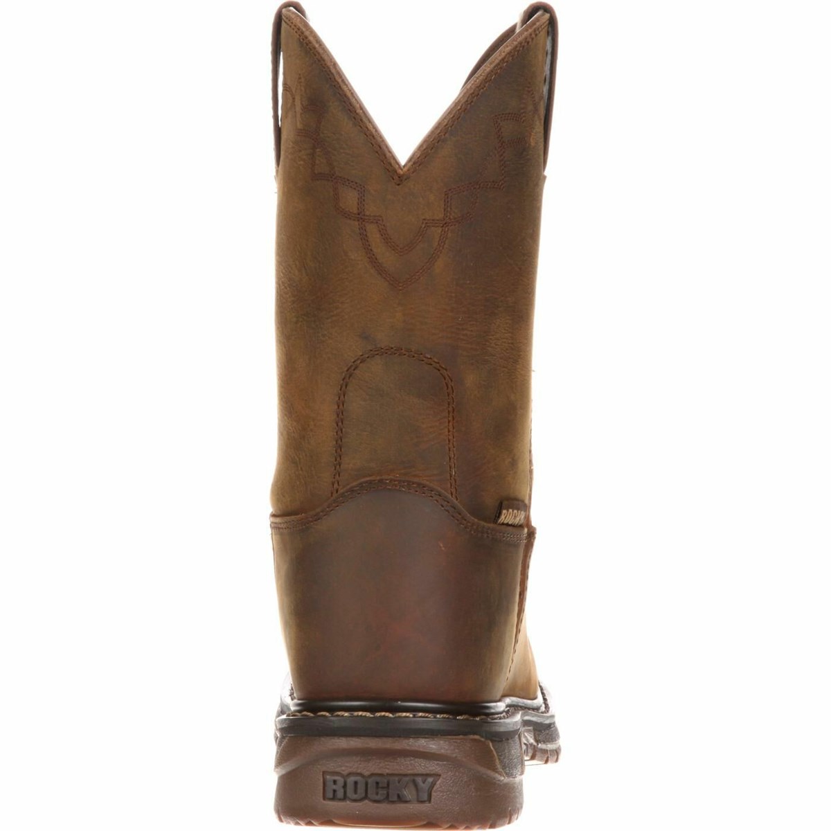 Brown Men's Rocky Original Ride Roper Western Boots | ZILWA7016