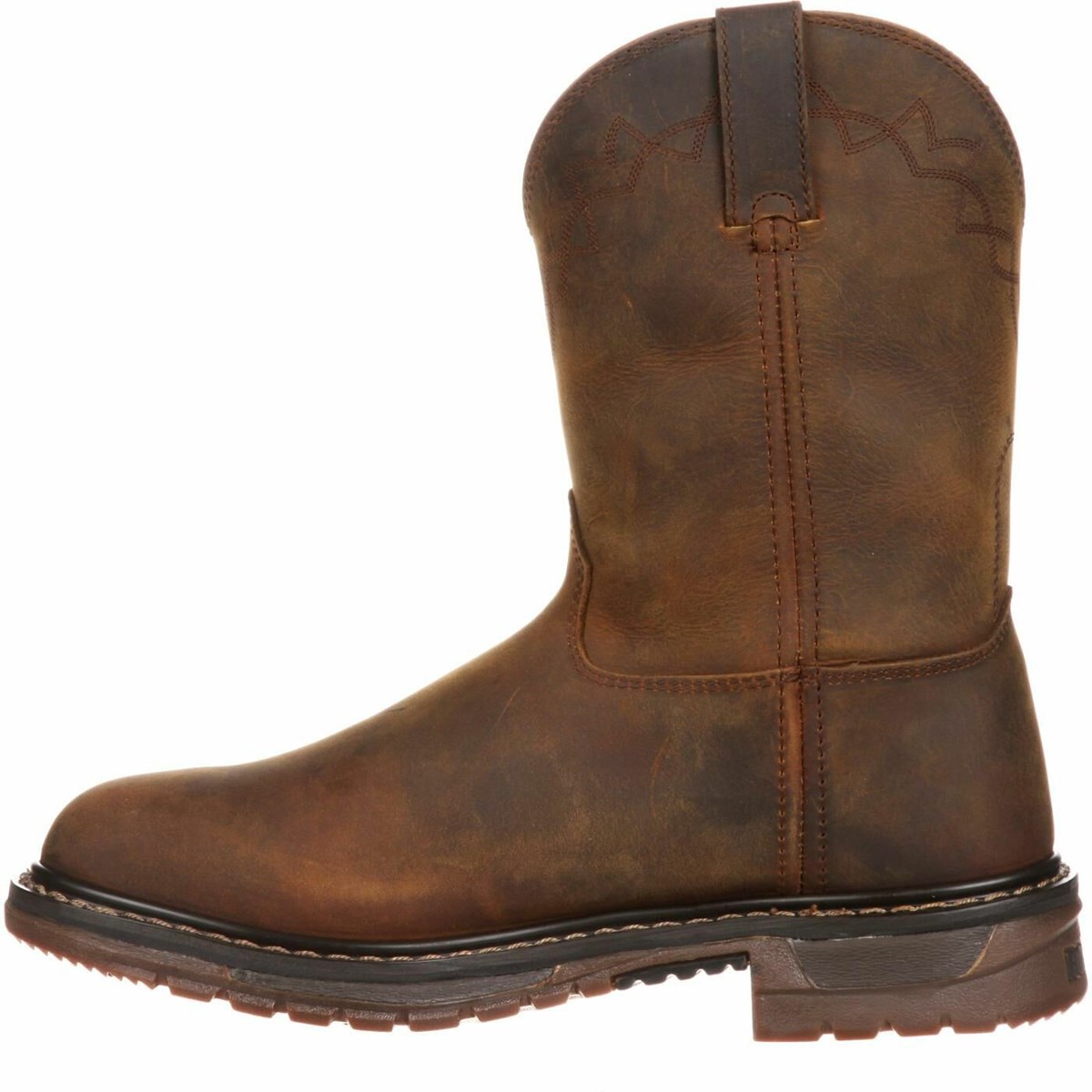 Brown Men's Rocky Original Ride Roper Western Boots | ZILWA7016