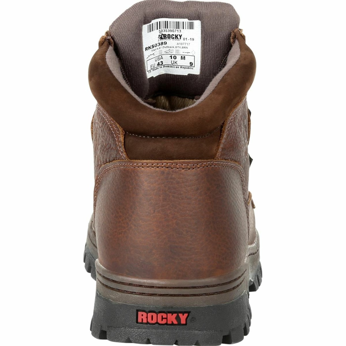 Brown Men's Rocky Outback Plain Toe GORE-TEX Outdoor Boot Waterproof Boots | HQULF5608