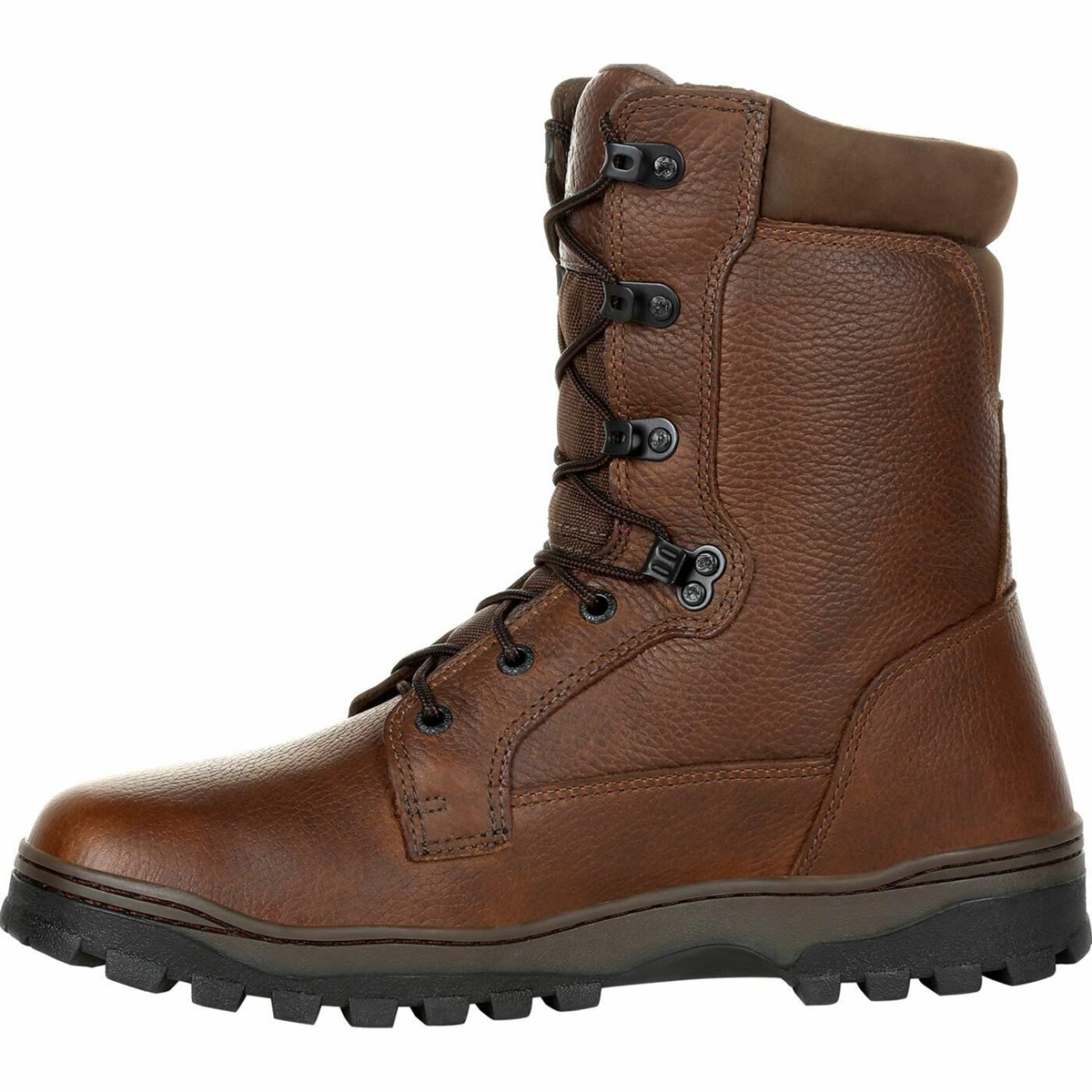 Brown Men's Rocky Outback Plain Toe GORE-TEX Waterproof Hunting Boots | NXJCL5629