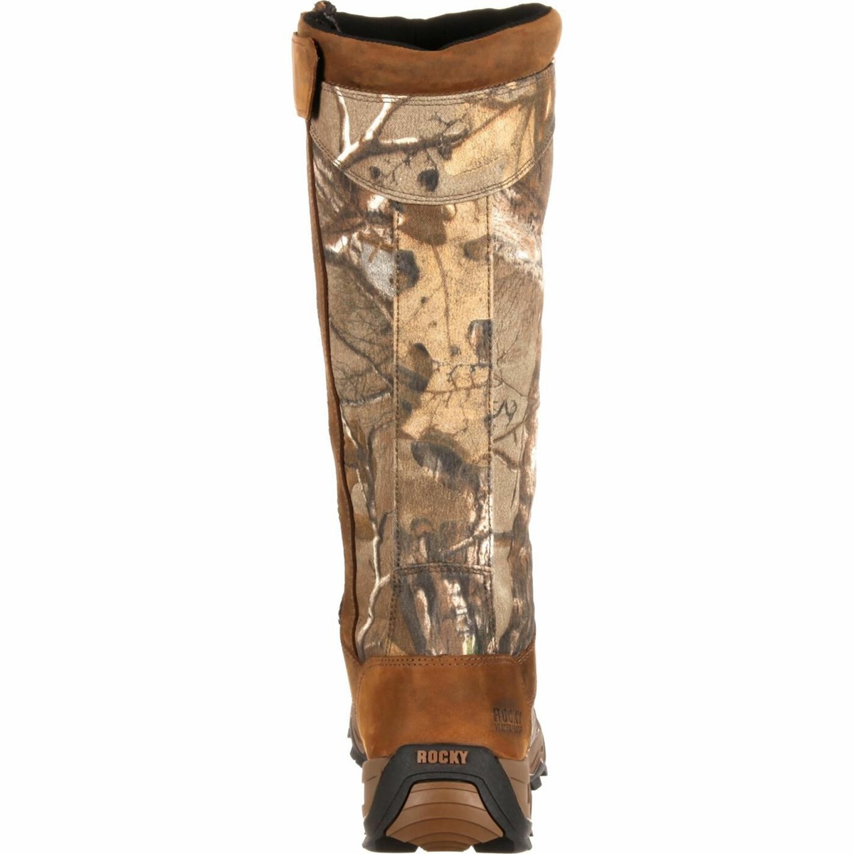 Brown Men's Rocky Retraction Waterproof Side-Zip Snake Boot Hunting Boots | AWSOC5389