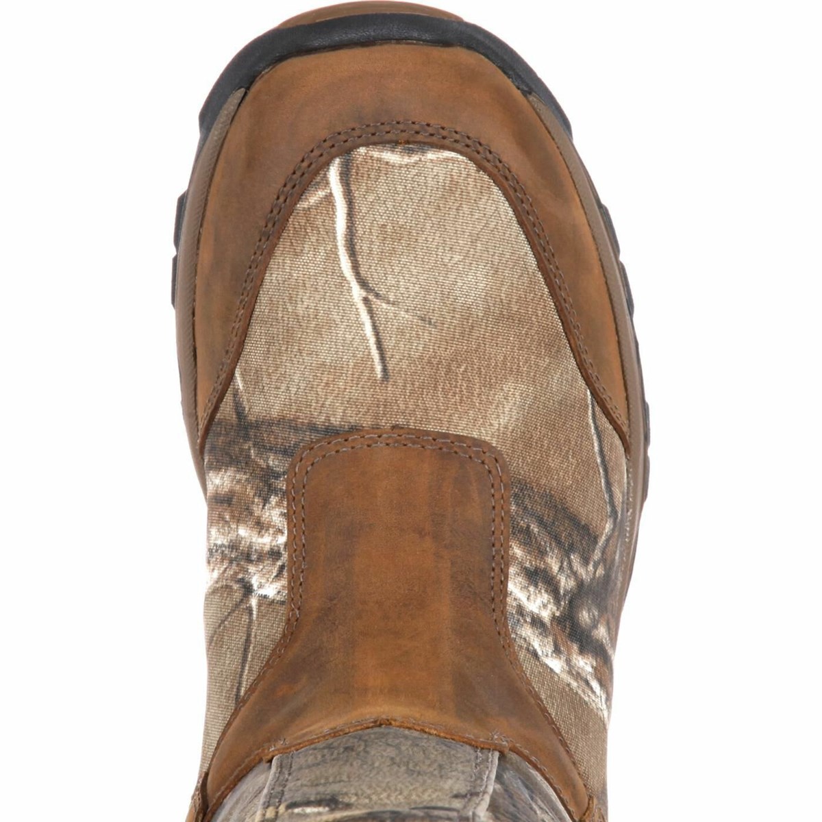 Brown Men's Rocky Retraction Waterproof Side-Zip Snake Boot Hunting Boots | AWSOC5389