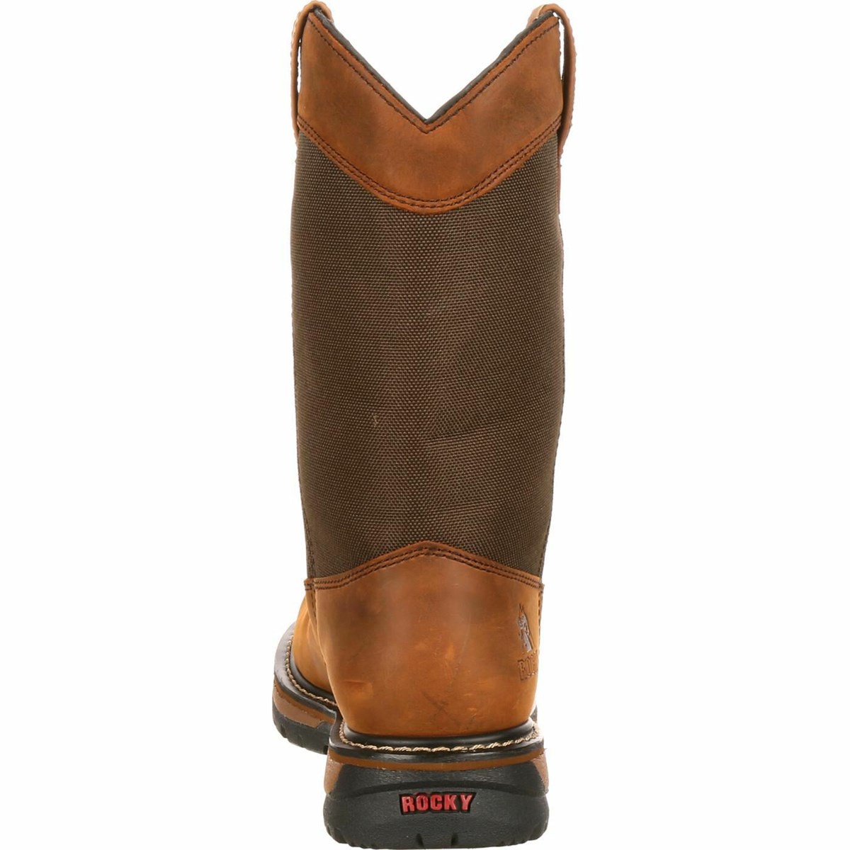 Brown Men's Rocky Ride 200G Insulated Waterproof Wellington Boot Hunting Boots | TDMSX8307