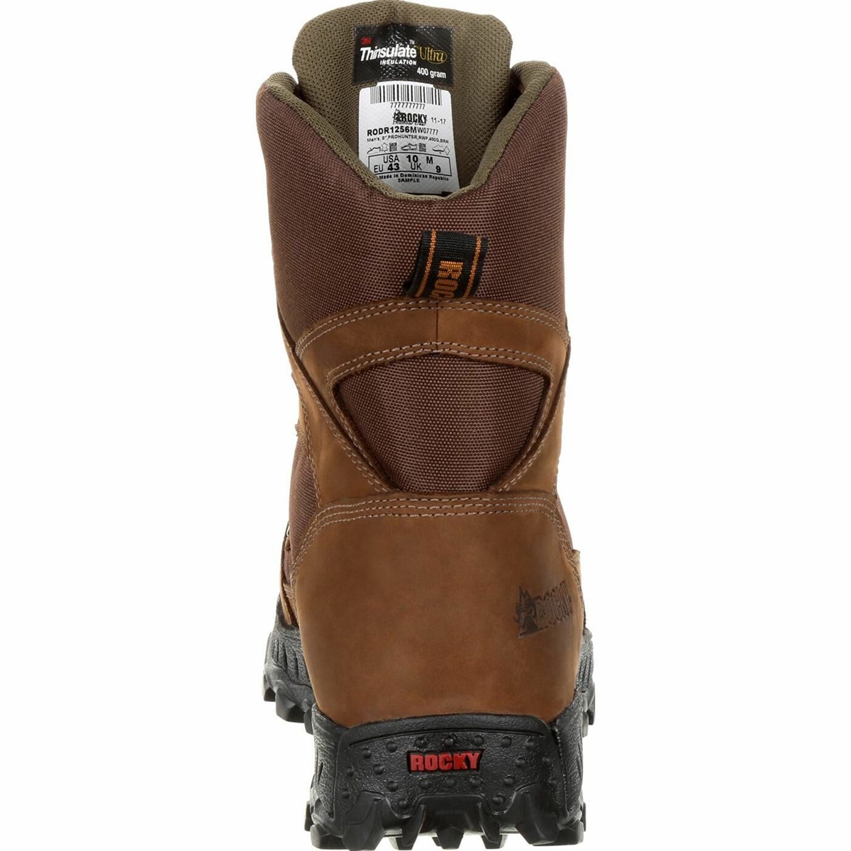 Brown Men's Rocky Ridgetop 600G Insulated Waterproof Hunting Boots | WJXGI8376