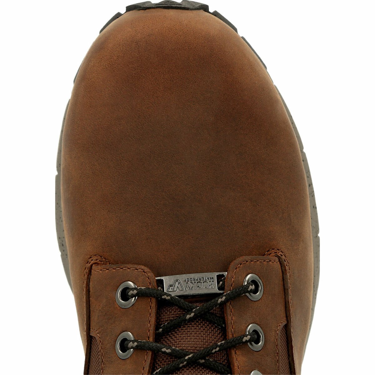 Brown Men's Rocky Rugged AT Composite Toe Work Boots | OLVSA3871