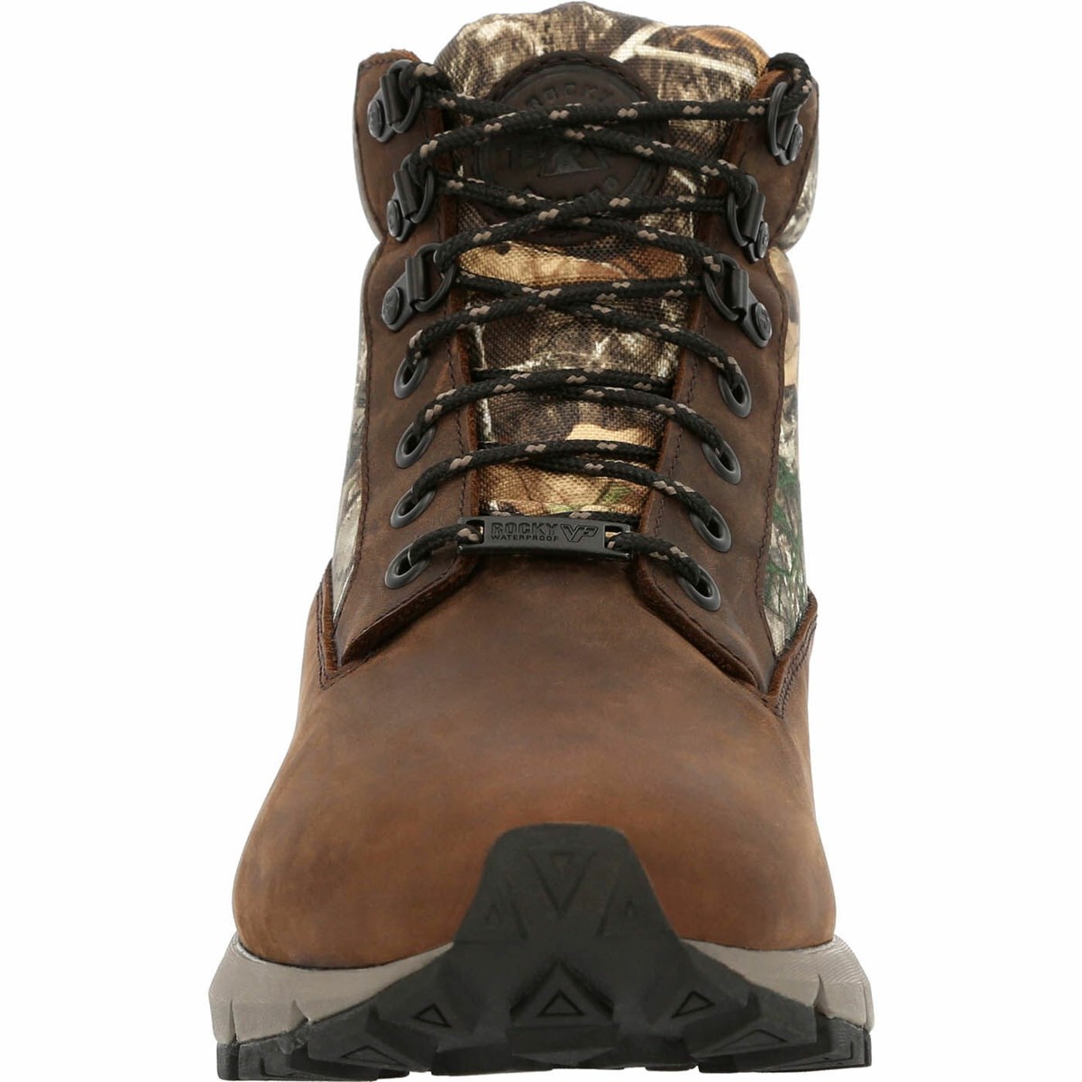 Brown Men's Rocky Rugged AT Outdoor Shoe Waterproof Boots | VEPNA1420