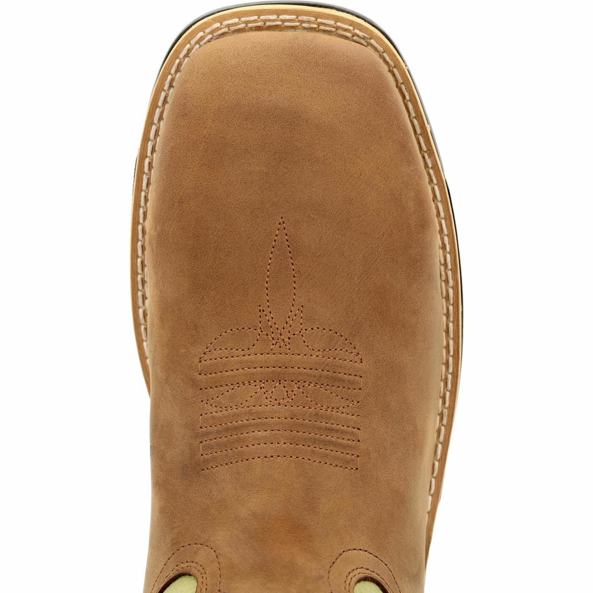 Brown Men's Rocky Rugged Trail Cowboy Boots | RAVKM1963