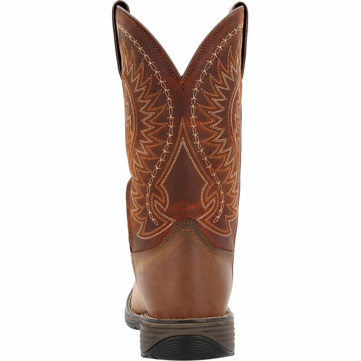 Brown Men's Rocky Rugged Trail Western Boots | MBGPN5916