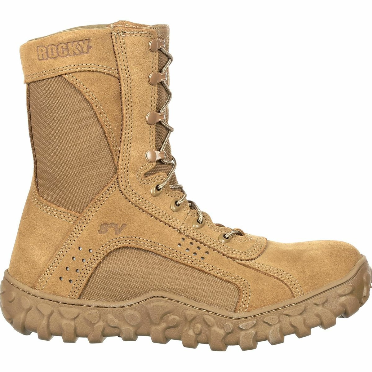 Brown Men\'s Rocky S2V Composite Toe Tactical Military Boots | PSILO5428