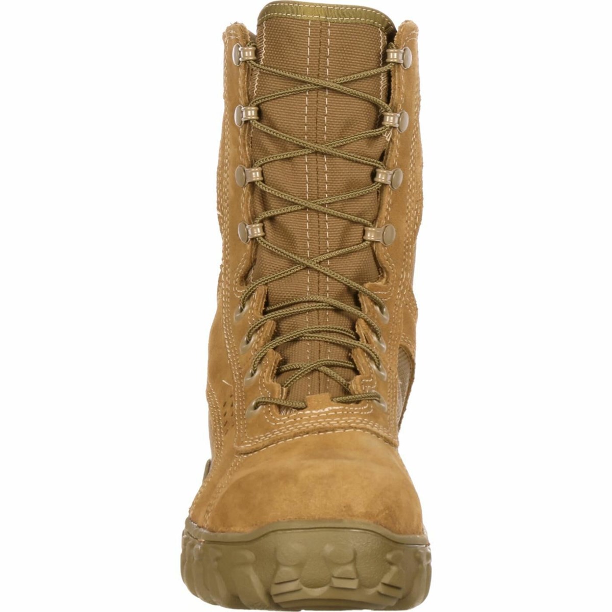 Brown Men's Rocky S2V Steel Toe Tactical Military Boots | DCHEX3516