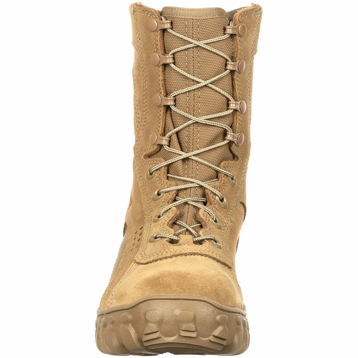 Brown Men's Rocky S2V Steel Toe Tactical Military Boots | FKZXA7895