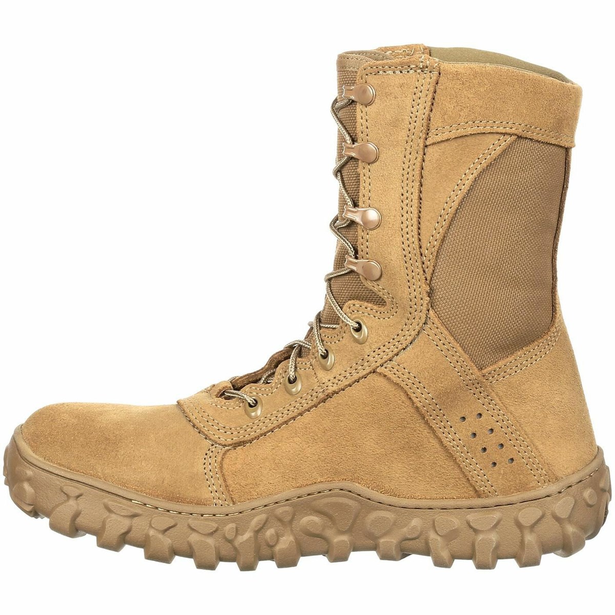 Brown Men's Rocky S2V Steel Toe Tactical Military Boots | FKZXA7895