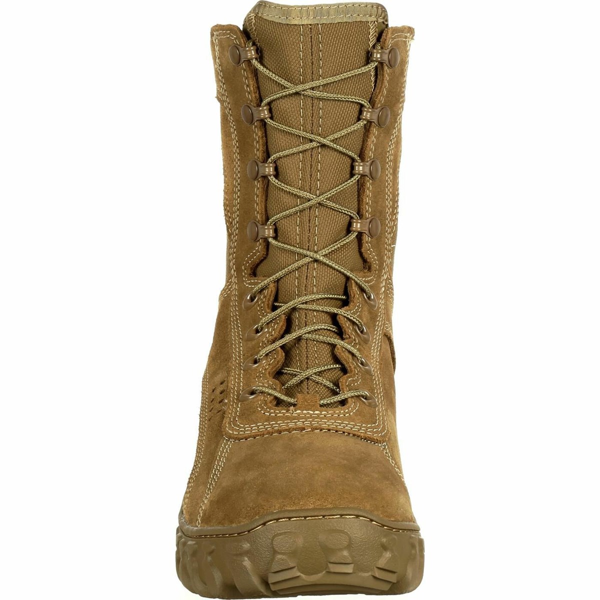 Brown Men's Rocky S2V Tactical Military Boots | DQWGJ2735