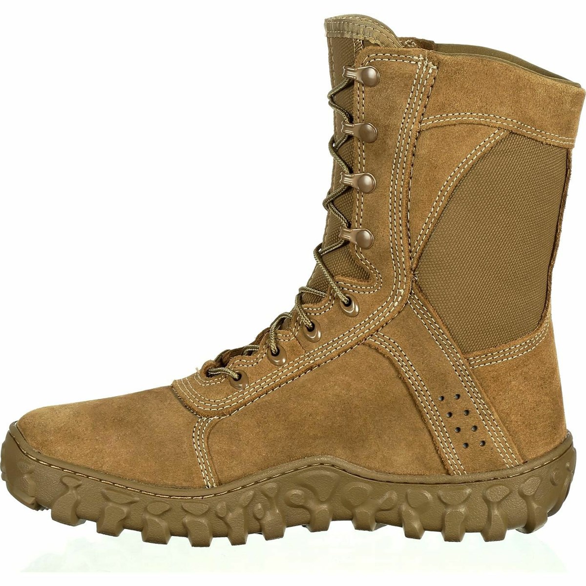 Brown Men's Rocky S2V Tactical Military Boots | DQWGJ2735