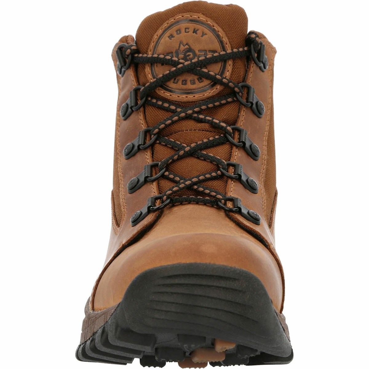 Brown Men's Rocky Spike Outdoor Boot Waterproof Boots | WHAVD8714