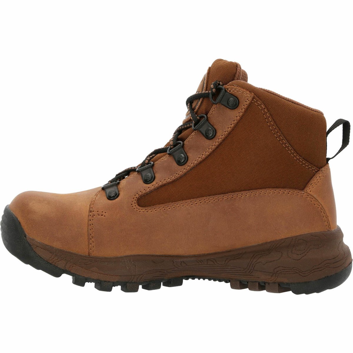 Brown Men's Rocky Spike Outdoor Boot Waterproof Boots | WHAVD8714