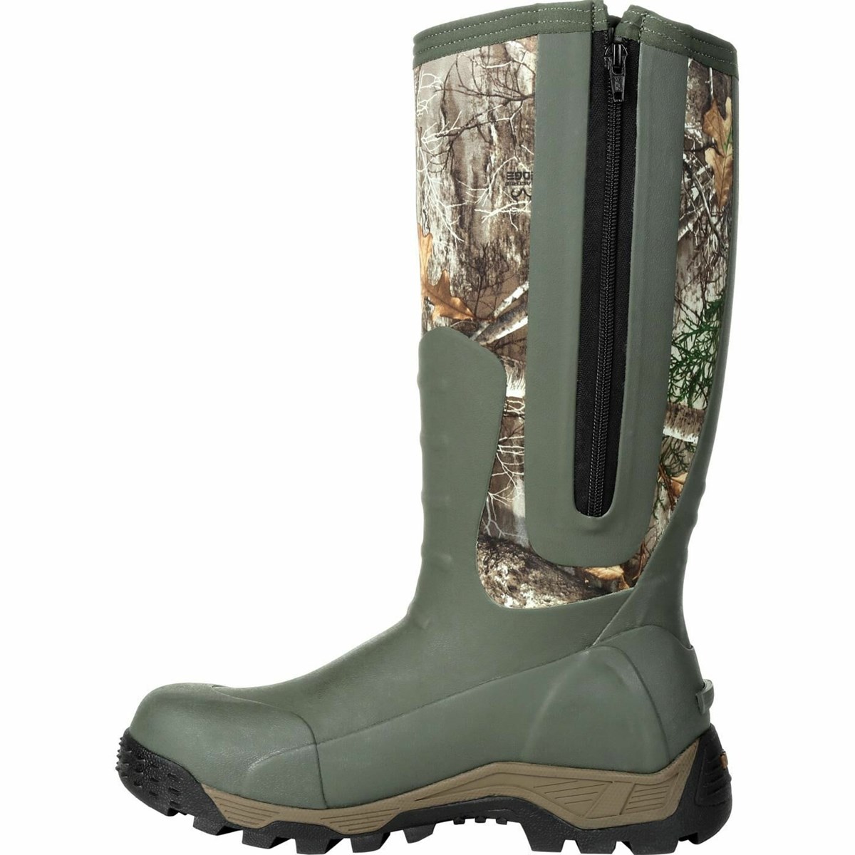 Brown Men's Rocky Sport Pro Rubber Outdoor Boot Rubber Boots | LGMSQ8907