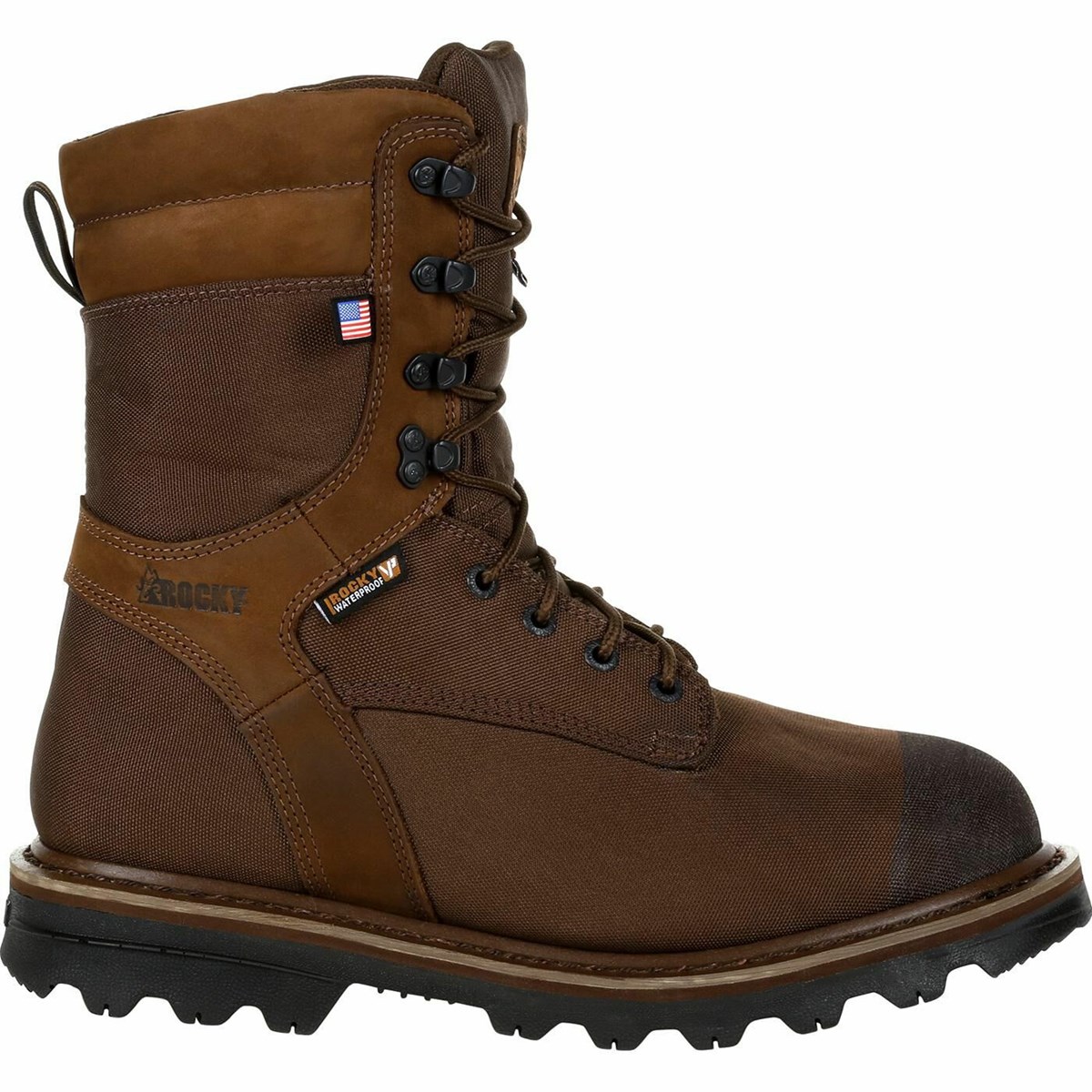 Brown Men\'s Rocky Stalker 1000G Insulated Outdoor Boot Waterproof Boots | SUEZC8924