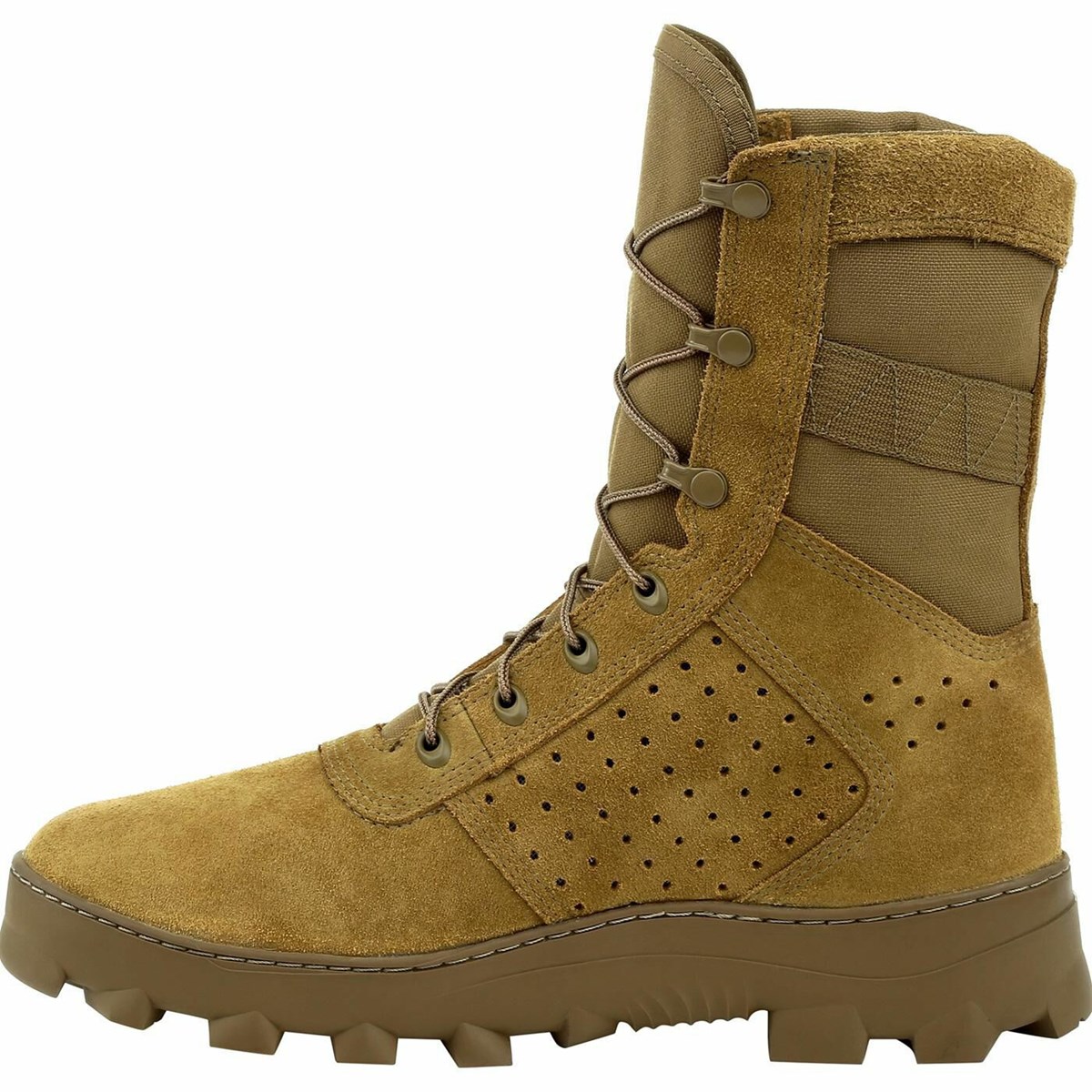 Brown Men's Rocky USMC Tropical Puncture Resistant Boot Military Boots | IOZSB4297