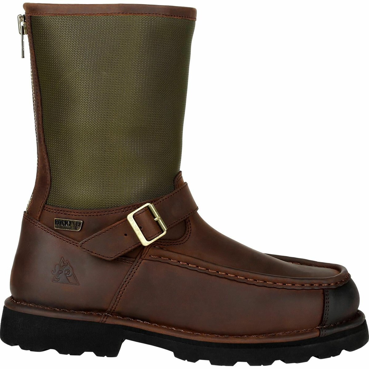 Brown Men\'s Rocky Upland Waterproof Hunting Boots | FHOUV4256