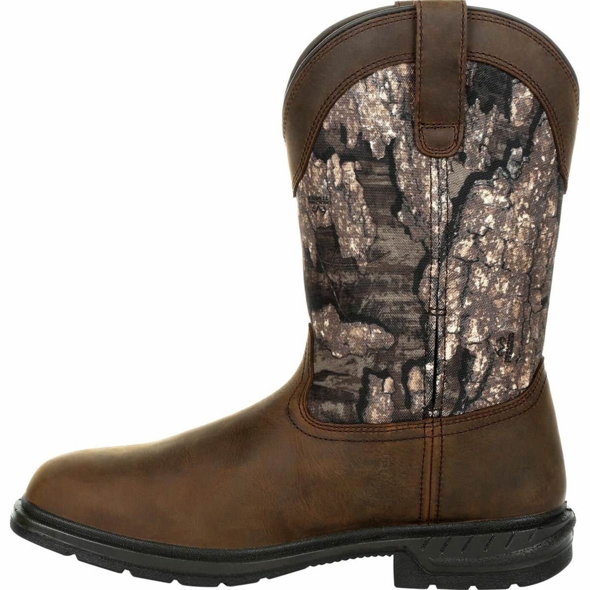 Brown Men's Rocky Worksmart 400G Insulated Waterproof Western Boots | YMUST8293