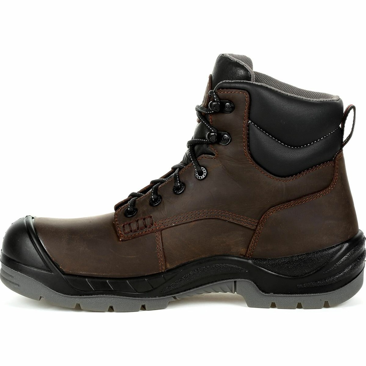 Brown Men's Rocky Worksmart 6 Inch Composite Toe Work Boots | HXTVS9713