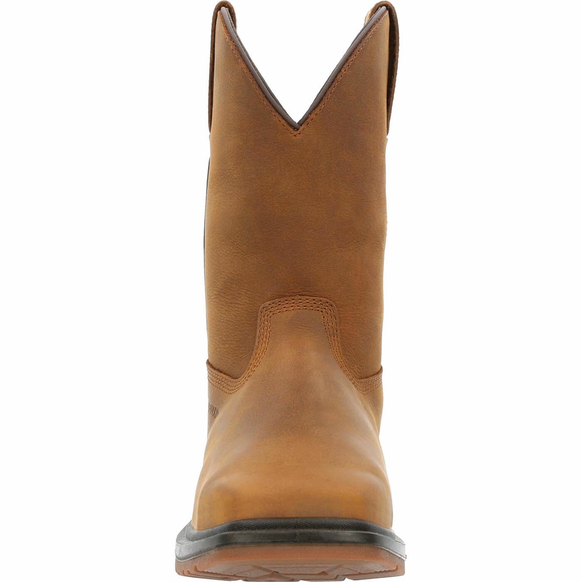 Brown Men's Rocky Worksmart Met Guard Composite Toe Cowboy Boots | WQTMB3706