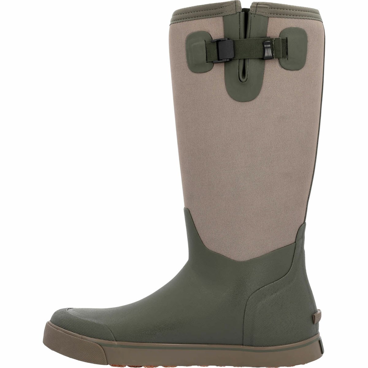 Brown Olive / Green Women's Rocky Dry-Strike Waterproof Deck Boot Rubber Boots | TVIFD2375