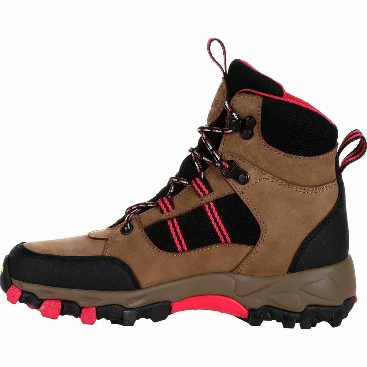 Brown / Pink Men's Rocky Endeavor Point Outdoor Boot Waterproof Boots | CTYSQ9723