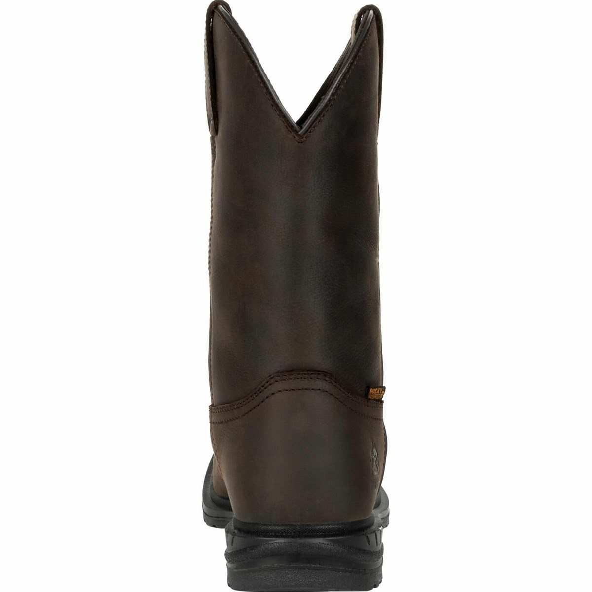 Chocolate Men's Rocky Worksmart Cowboy Boots | AJLPW4975