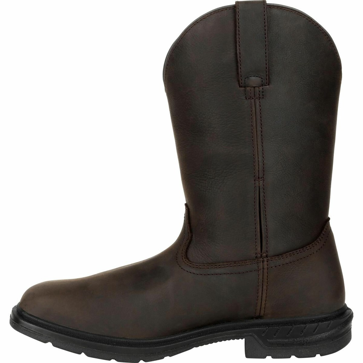 Chocolate Men's Rocky Worksmart Cowboy Boots | AJLPW4975