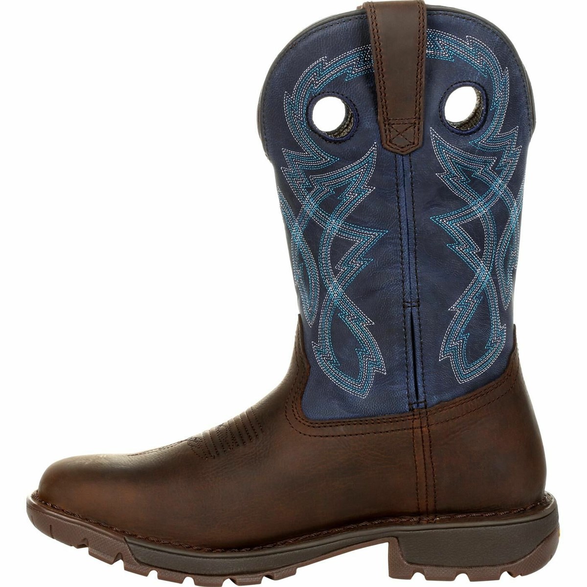 Dark Brown Blue Men's Rocky Legacy 32 Western Boots | YZNVP0137