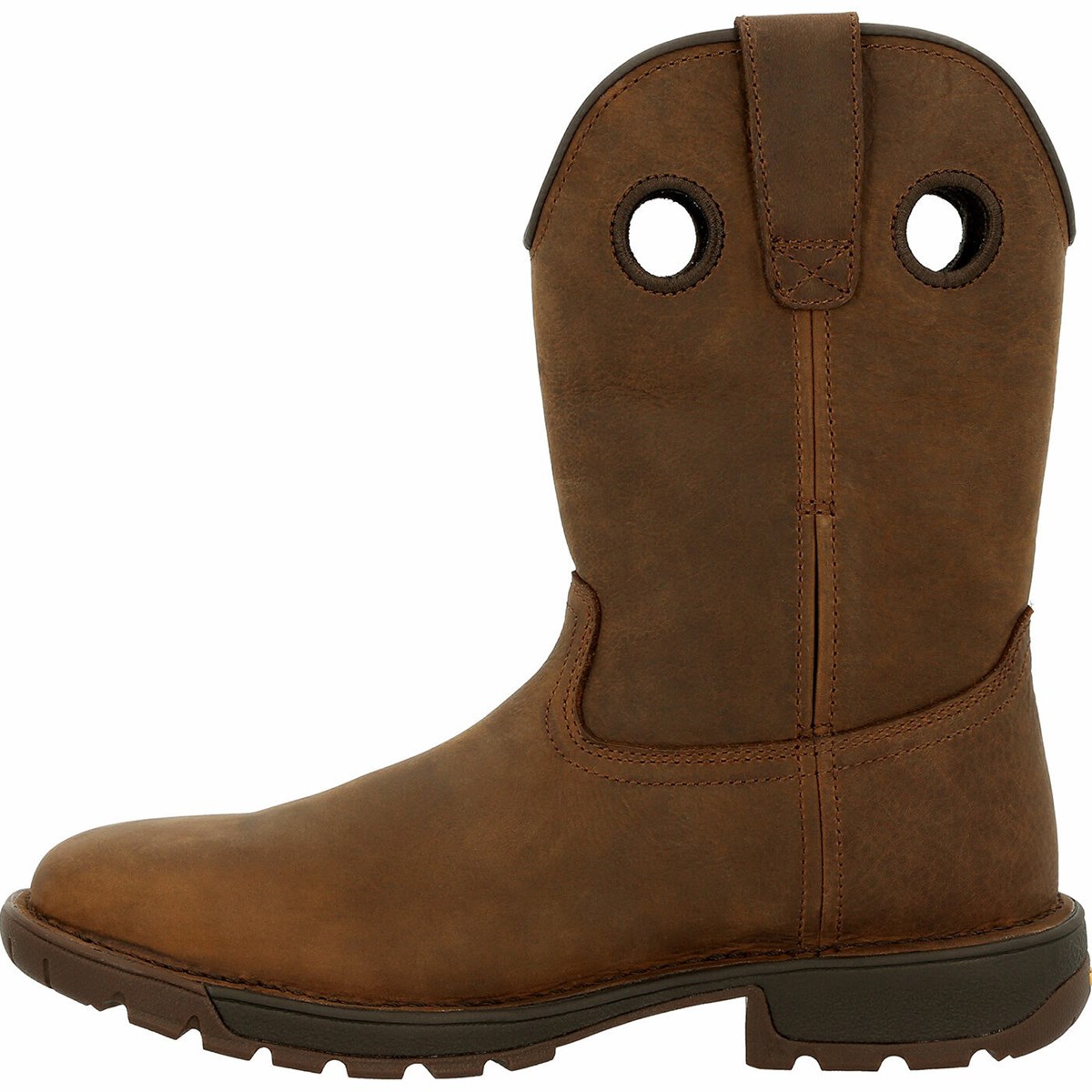 Dark Brown Men's Rocky Legacy 32 Waterproof Steel Toe Western Boots | ZXEAL8921