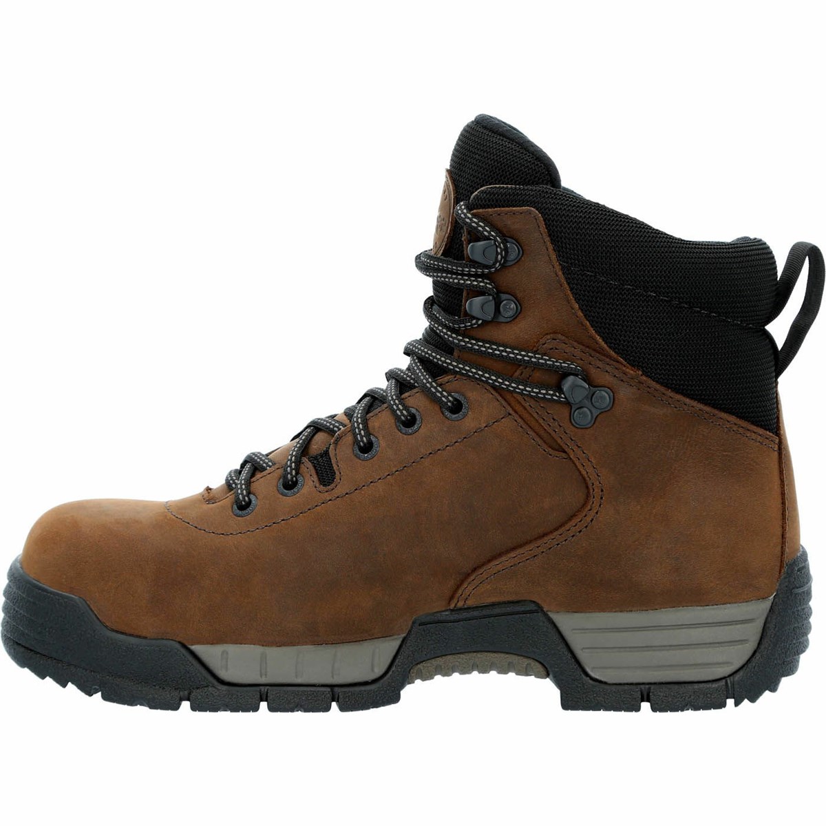 Dark Brown Men's Rocky MobiLite Composite Toe Waterproofs Work Boots | UPMOF4369