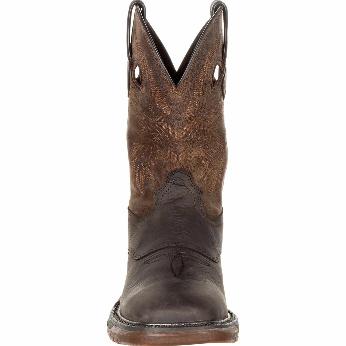 Dark Brown Men's Rocky Original Ride FLX Cowboy Boots | CELSO1738