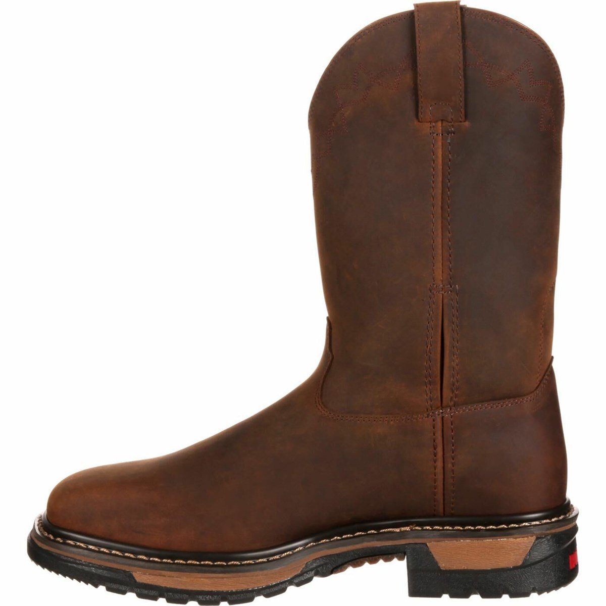 Dark Brown Men's Rocky Original Ride Western Boots | JLQON0876