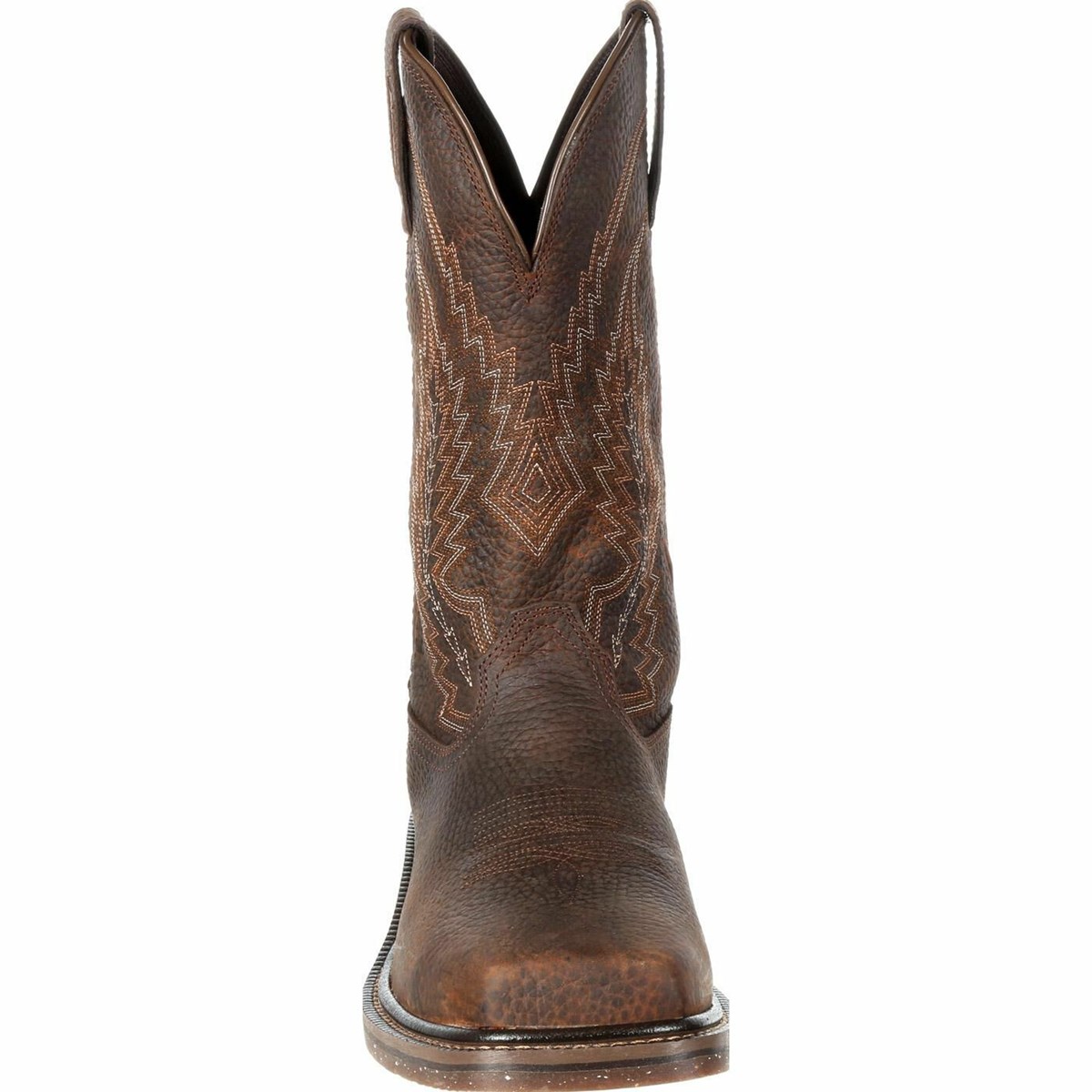 Dark Brown Men's Rocky Riverbend Composite Toe Cowboy Boots | LBEOI1436