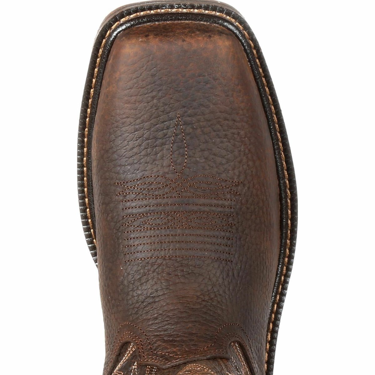 Dark Brown Men's Rocky Riverbend Composite Toe Cowboy Boots | LBEOI1436