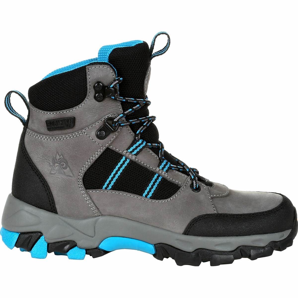 Grey Blue Men\'s Rocky Endeavor Point Outdoor Boot Waterproof Boots | CVURW0594