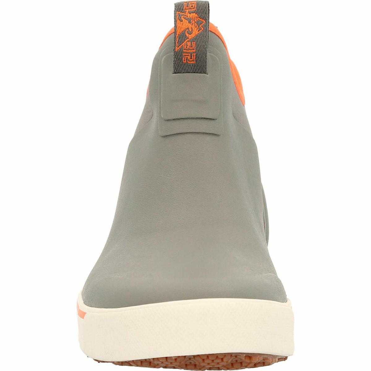 Grey / Orange Men's Rocky Dry-Strike Deck Boot Waterproof Boots | KAJNY8563