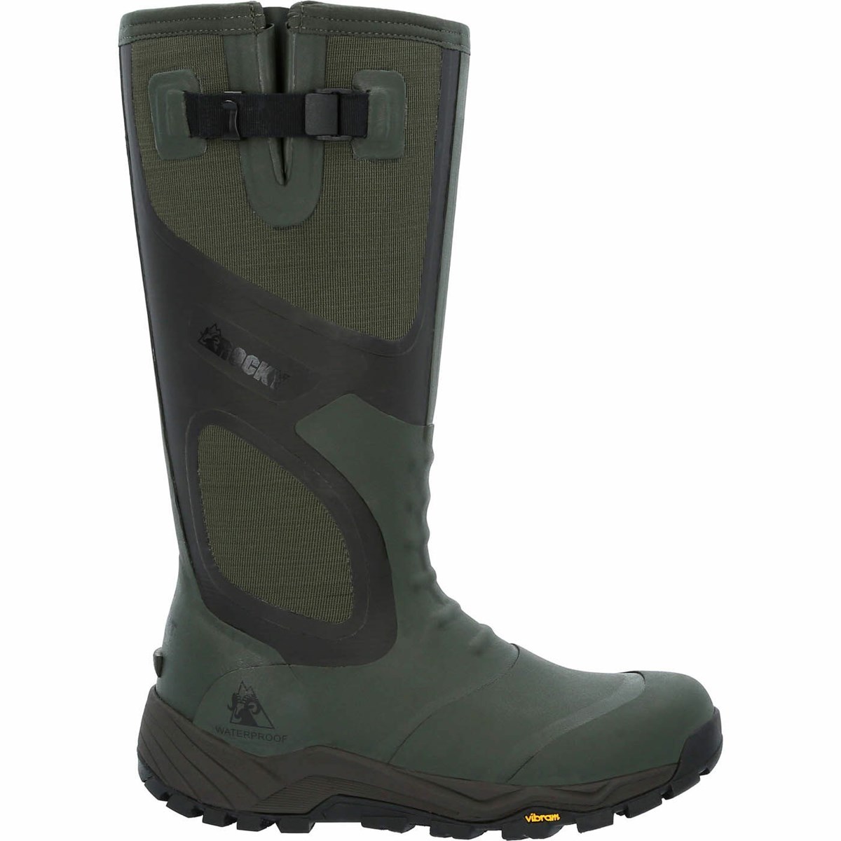 Olive Women\'s Rocky XRB 1000G Insulated Waterproof Outdoor Rubber Boots | EQAFP0573