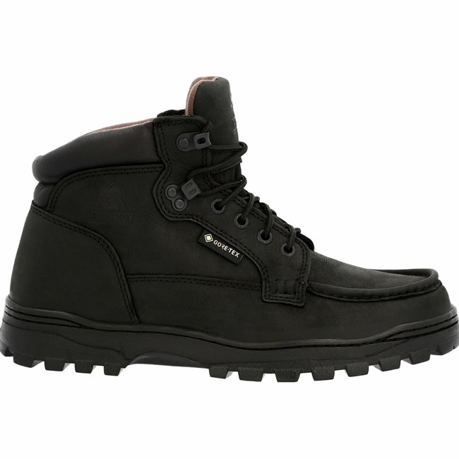 Black Men's Rocky Outback GORE-TEX Chukka Boots | XUNKG6497