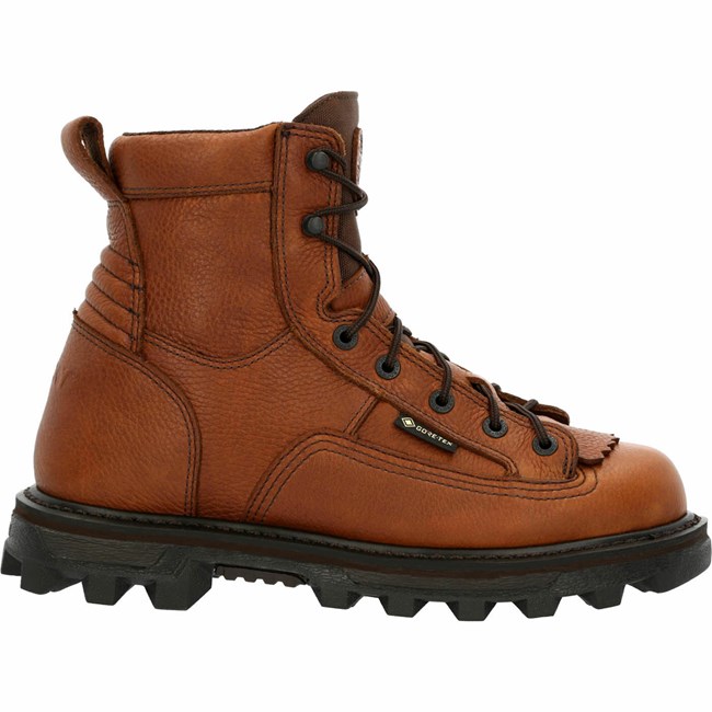 Brown Men's Rocky BearClaw 6" GORE-TEX Outdoor Boot Waterproof Boots | ZTACI6815