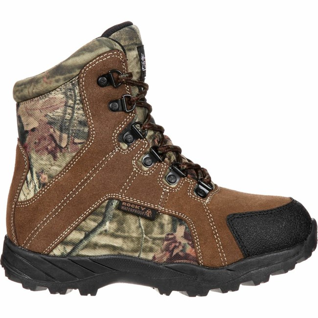 Brown Men's Rocky Hunting 800G Insulated Boot Waterproof Boots | MSWZN0159