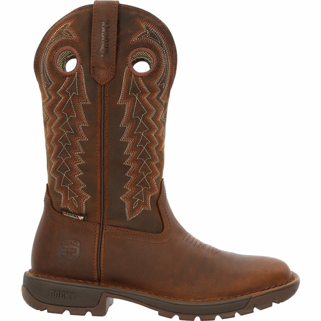 Brown Men's Rocky Legacy 32 Cowboy Boots | IMJOV2819