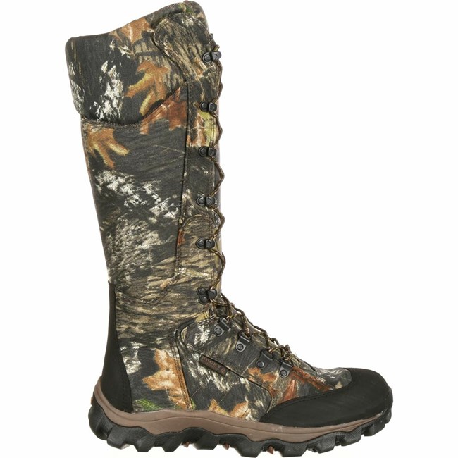 Brown Men's Rocky Lynx Snake Boot Waterproof Boots | RTJLU7895