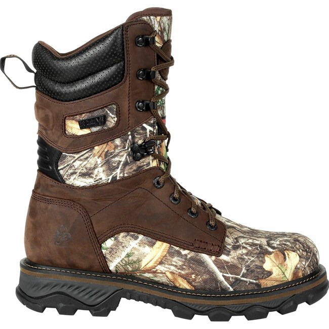 Brown Men's Rocky MTN Stalker 1000G Insulated Outdoor Boot Waterproof Boots | SYBXP5634