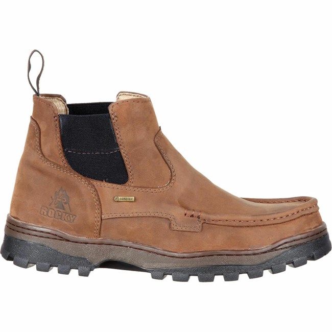 Brown Men's Rocky Outback GORE-TEX Hiking Boots | ONECD4593