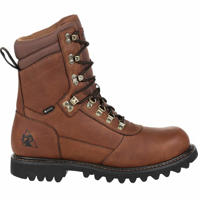 Brown Men's Rocky Ranger Outdoor Boot Waterproof Boots | GTPKR4031